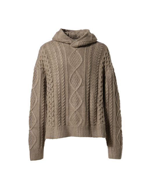 women's essentials knit hoodie