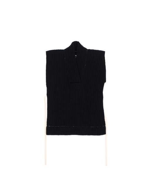 MM6 by Maison Martin Margiela Stole in Black | Lyst