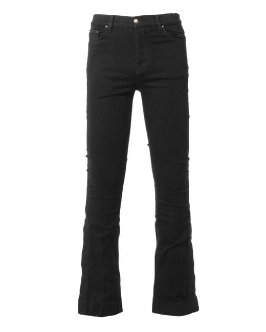 Amiri Stacked Flare Jean in Black for Men Lyst