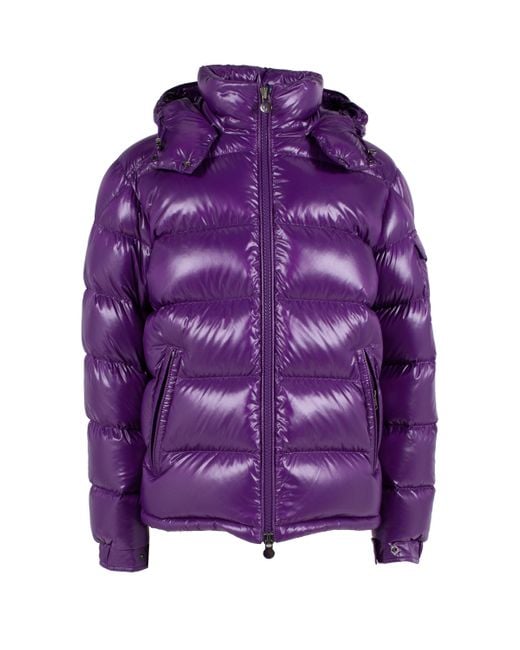 Moncler Maya Quilted Shell Hooded Down Jacket in Purple for Men - Save ...