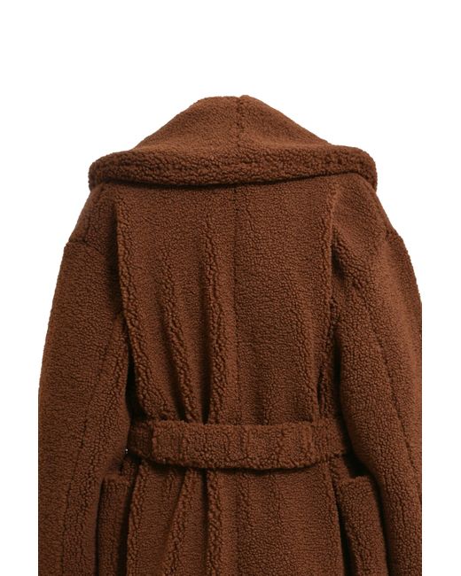 Casablancabrand Recycled Polyester Shearling Robe in Brown for Men