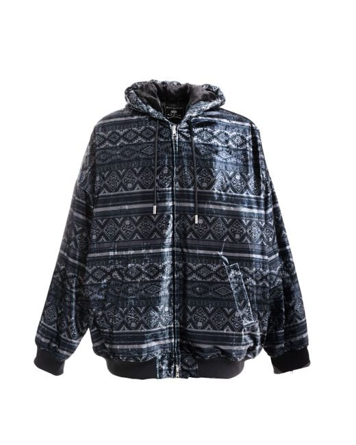 Striped store hooded jacket