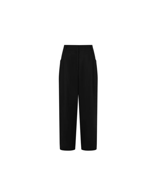 AEXAE Linen Trousers in Black | Lyst