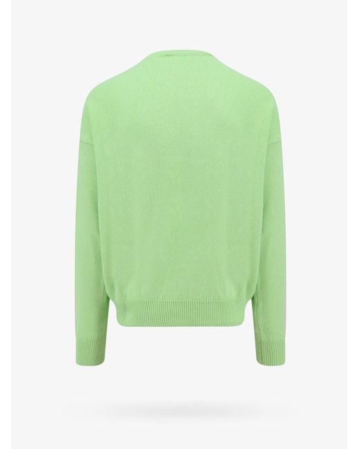 Palm Angels Green Sweater for men