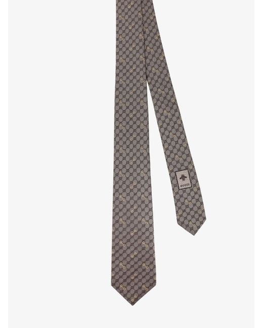 Gucci Gray Tie for men