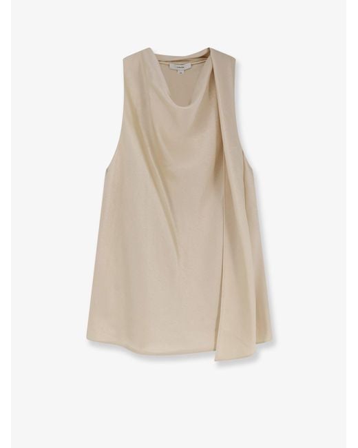 Vince Natural Satin Top