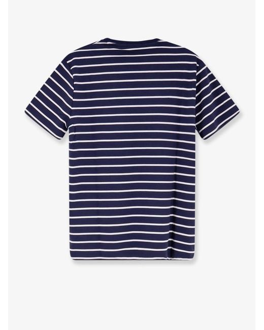 Polo Ralph Lauren Blue Striped Cotton T-Shirt for men
