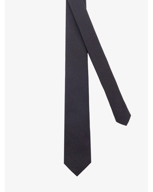 Saint Laurent Blue Silk Tie for men