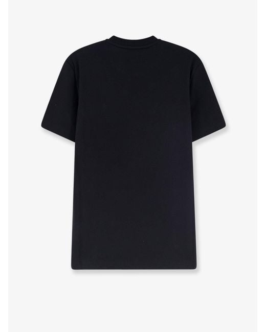 Moncler Black Biologic Cotton T-Shirt for men