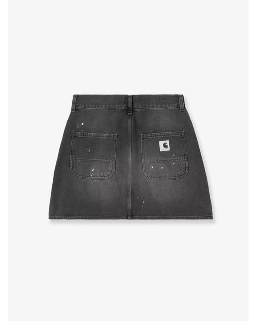 Carhartt Black W'Maeve Double Knee Denim Skirt