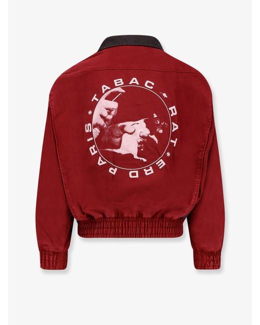 Enfants Riches Deprimes Red Tabac Rat Track Cotton Jacket for men