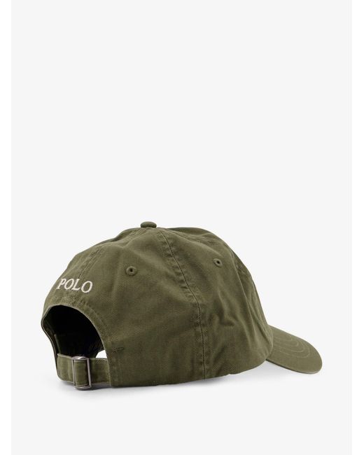 Polo Ralph Lauren Green Hats Cotone for men