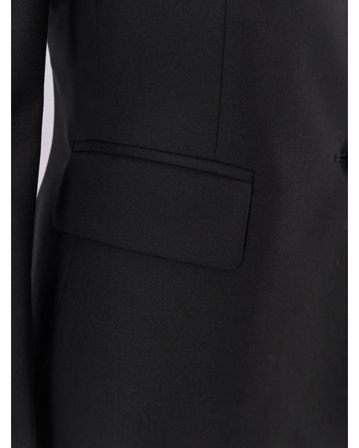 Tagliatore Blue Daria Virgin Wool Blend Blazer