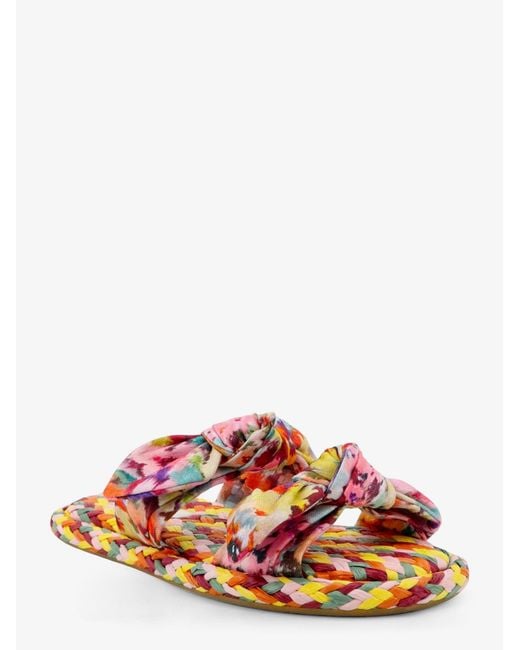 Zimmermann Multicolored Raffia Carousel Sandals