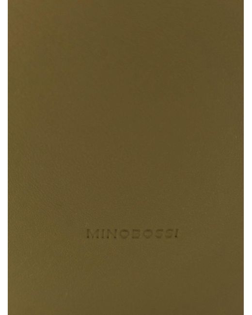 MINOBOSSI Green Liz Leather Crossbody Bag