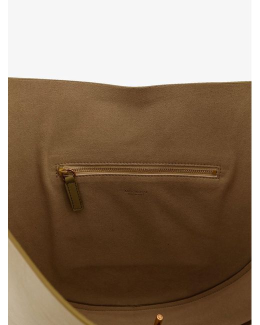 MINOBOSSI Green Liz Leather Crossbody Bag