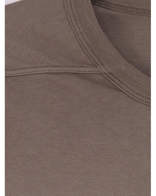 Rick Owens Brown Cotton T-Shirt for men