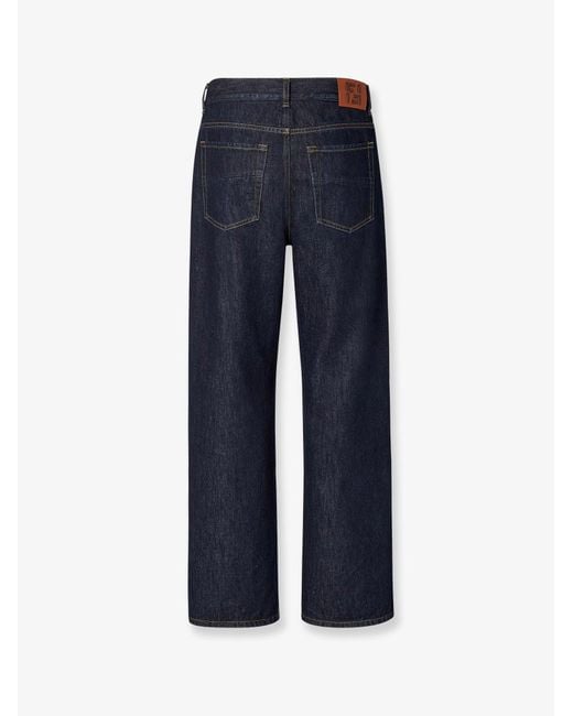 Fendi Blue Denim Regular Blu Washed Jeans for men