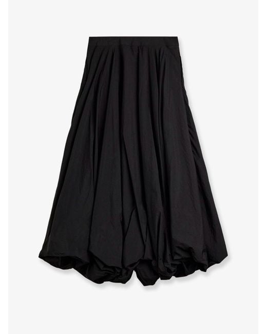 Y-3 Black Balloon Long Skirt