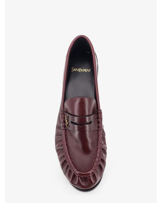 Saint Laurent Purple Le Loafer 15 Leather Loafers for men