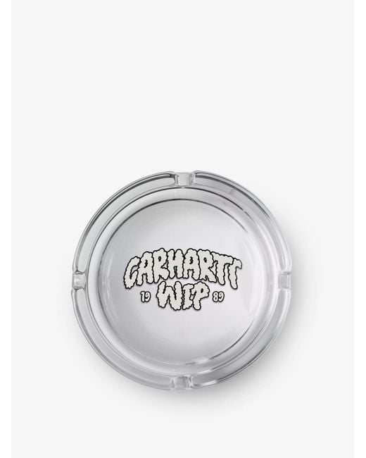 Carhartt White Cloud Script Glass Ashtray for men