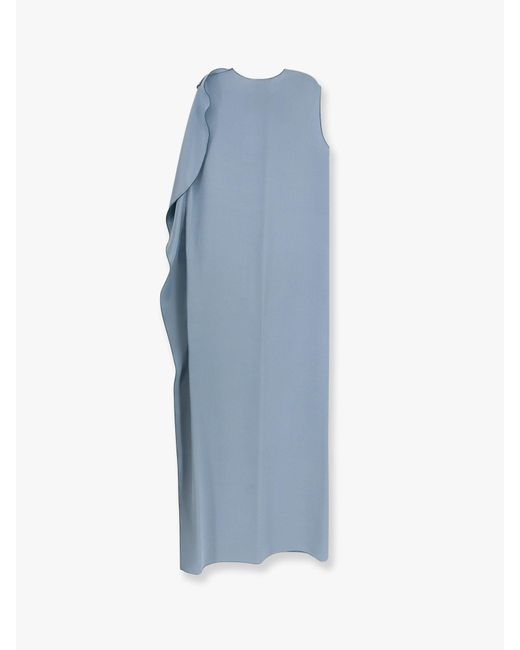 Max Mara Blue Dresses Seta