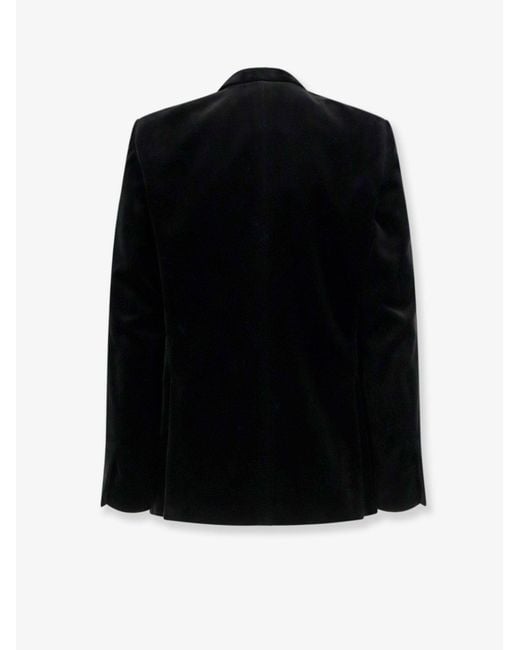 Lardini Black Velvet Blazer for men