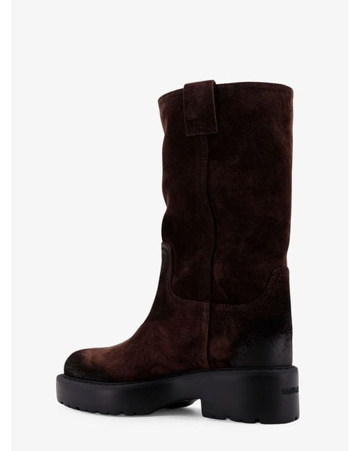 Miu Miu Brown Suede Boots