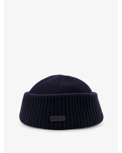 Loro Piana Blue Brando Cashmere Hat for men