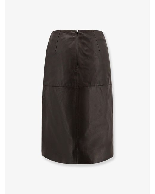 Soeur Black Gwen Leather Skirt