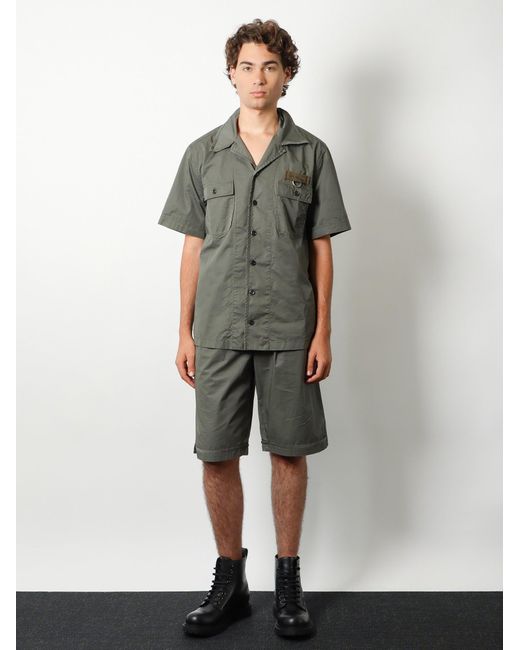 Dolce & Gabbana Gray Shirts Cotone for men