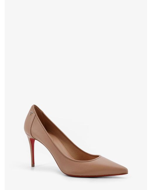 Christian Louboutin White Sporty Kate 85 Leather Pump