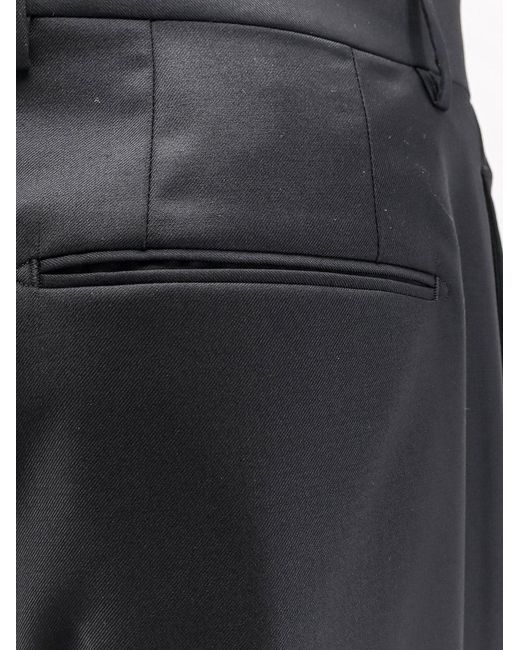 Tagliatore Blue Virgin Wool Trousers for men