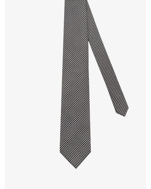 Tom Ford Gray Silk Tie for men