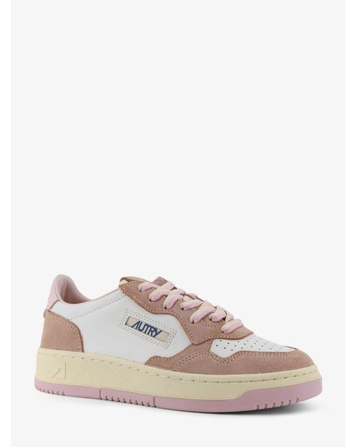 Autry White Sneakers Pelle/Suede