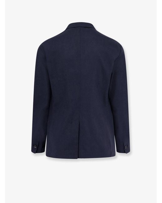Hevò Blue Galatina Linen And Viscose Suit for men