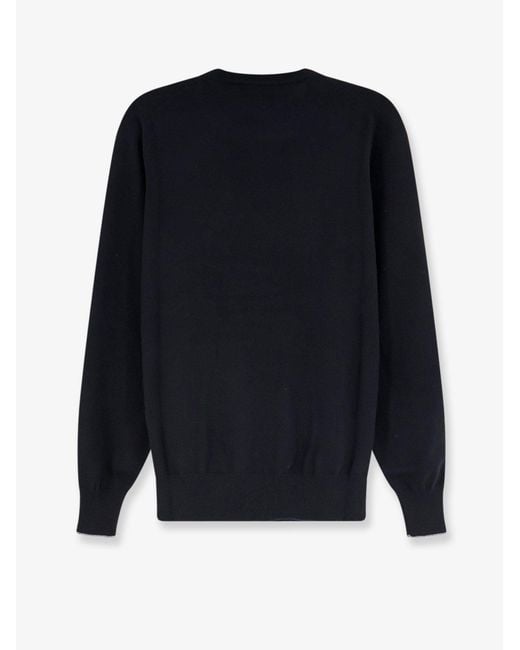 Brunello Cucinelli Blue Cashmere Sweater for men