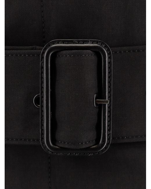 Entire studios Black Classic Cotton Trench