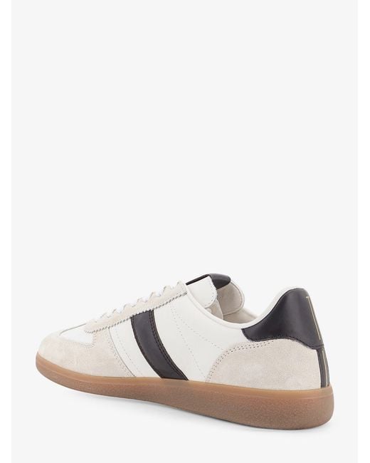 Tom Ford White Archer Suede And Leather Low-Top Sneakers for men