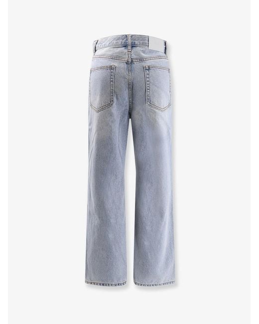 DUNST Blue Relaxed Flared Jeans