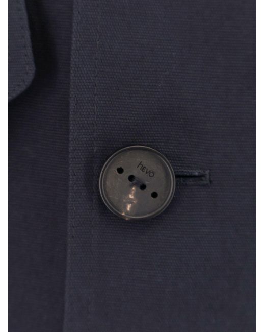 Hevò Blue Isola Di San Pietro Cotton Jacket for men