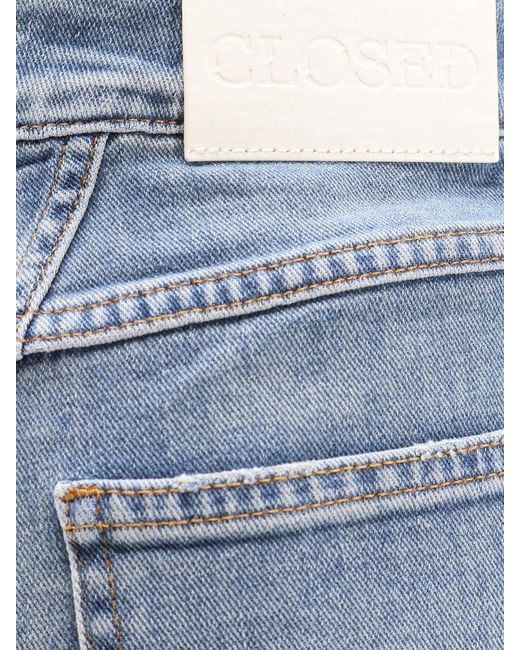 Closed Blue Glow-Up Wide Fit Jeans