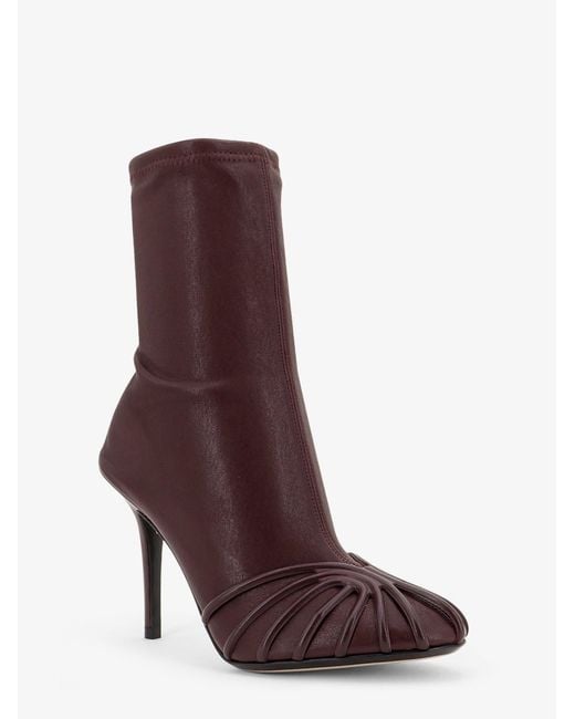ALEVI Purple Karen Leather Boots