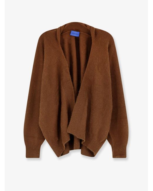 Mes Demoiselles Brown Flutter Wool Blend Cardigan