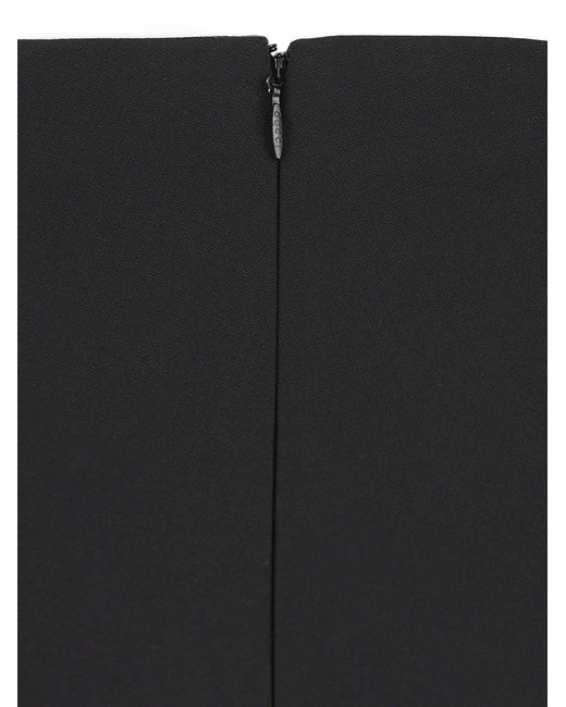 Gucci Black Technical Stretch Wool Trousers