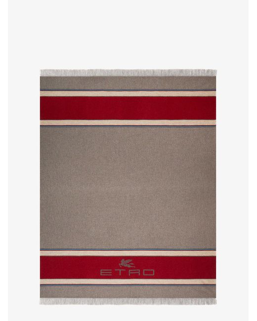 Etro Home Red Small Blanket