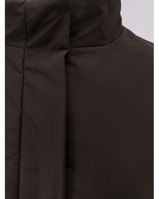 Hevò Black Porto Selvaggio Cotton Blend Jacket