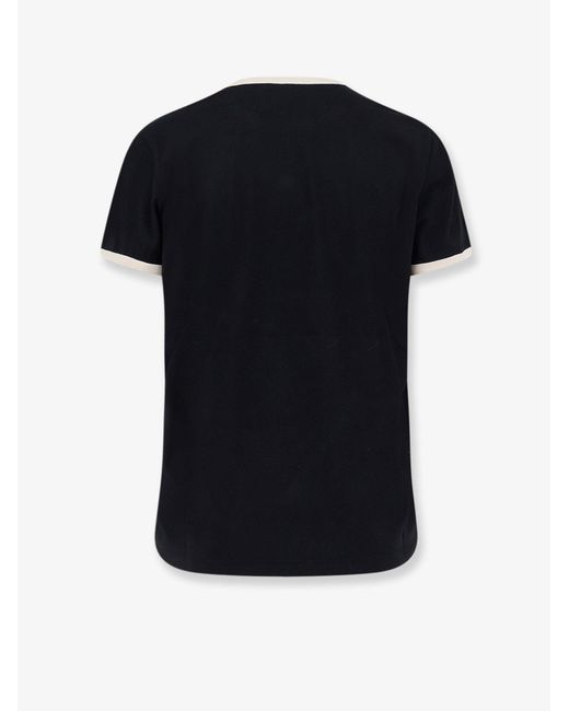 Moncler Black Organic Cotton T-Shirt