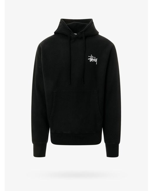 Stussy Black Basic Sweatshirt for men