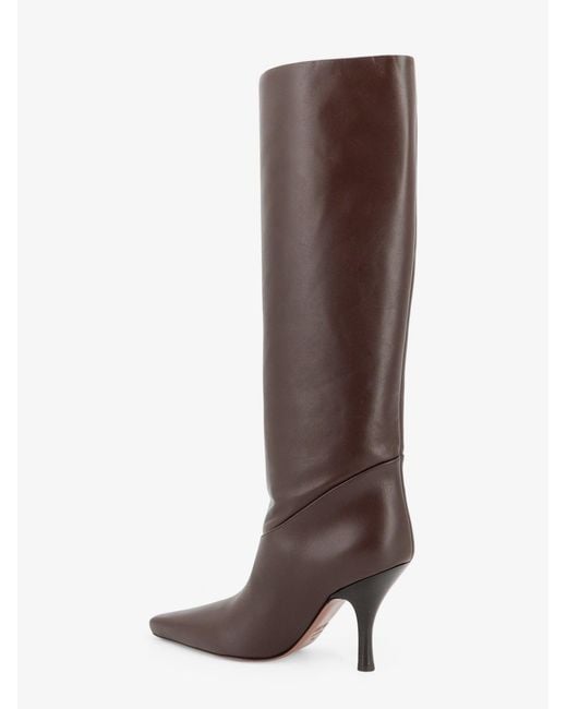 Paris Texas Brown Rose 95 Leather Boots